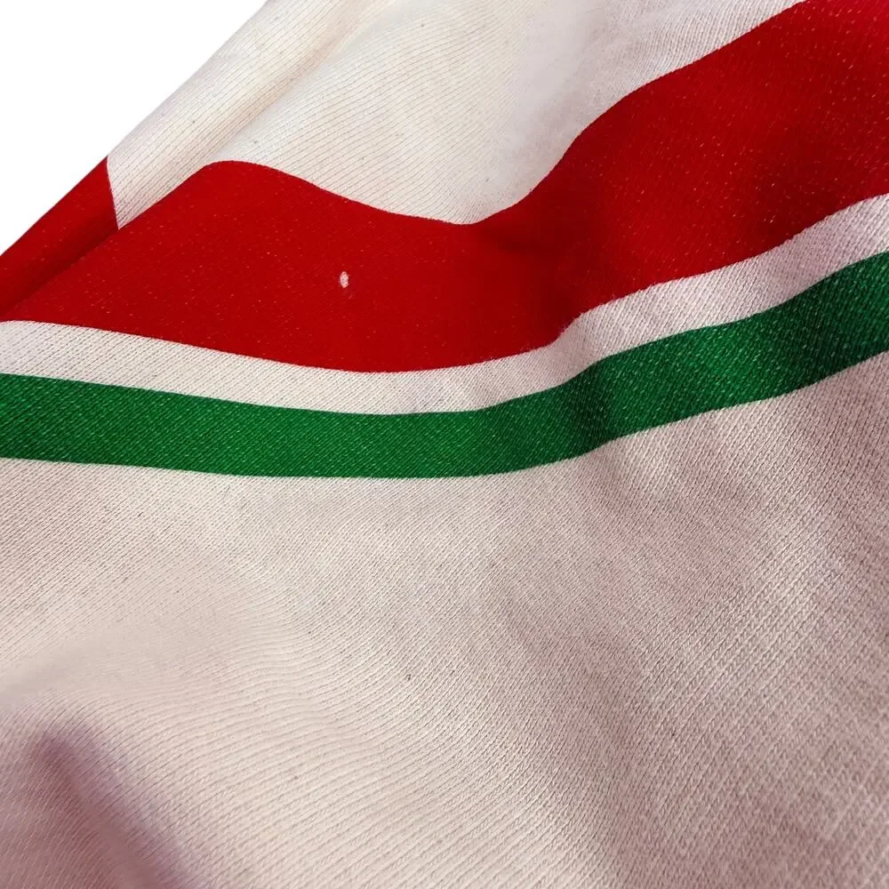 Gucci Interlocking GG Striped Crew Neck Sweater Off White SIze M